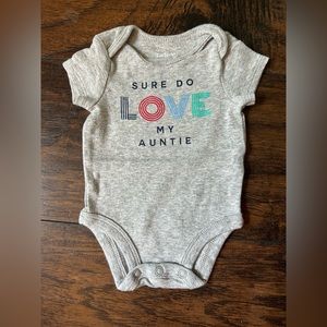 Newborn carters onesie